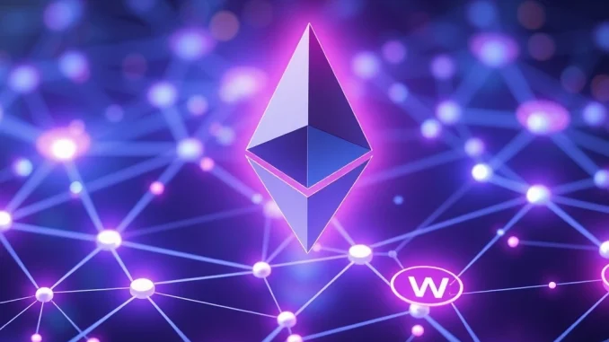 Ethereum blockchain network supporting KRW stablecoins for global liquidity and security.