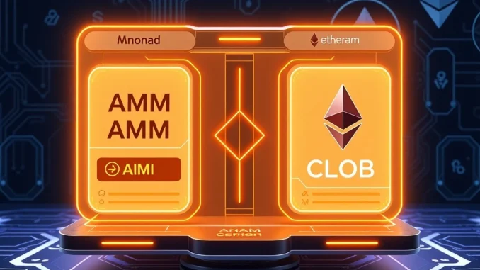 Kuru Labs hybrid DEX on Monad blockchain with AMM and CLOB integration
