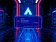 A successful Lynq Avalanche transaction depicted on a secure digital ledger, symbolizing the advancement of institutional crypto payments.