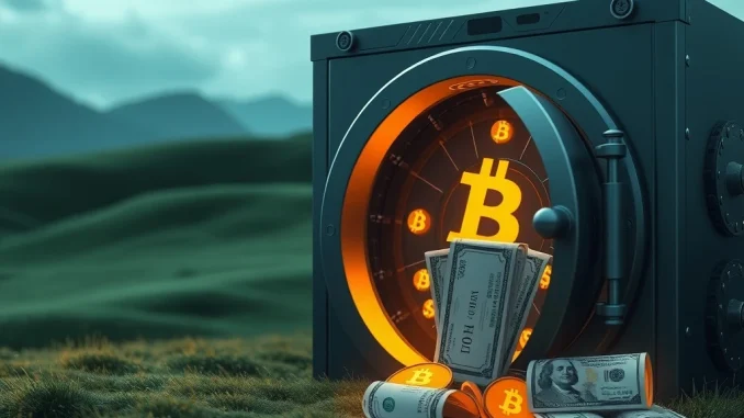 Visualizing MARA's strategic financial move to expand Bitcoin holdings through a significant convertible notes offering, emphasizing their MARA Bitcoin Strategy.
