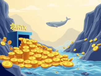 Illustrates a significant USDT transfer of $200 million, highlighting the large crypto whale transaction from HTX to Aave and its impact on stablecoin liquidity.