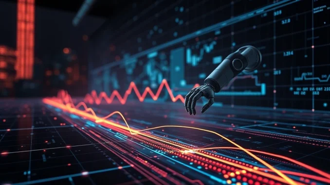 MEV Bot Unleashes Revolutionary Sub-30ms Crypto Trading Platform for All A digital representation of a fast MEV bot executing trades on a low-latency crypto trading platform.