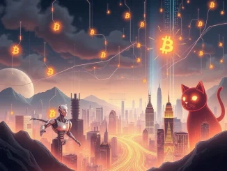 A stylized bull representing MoonBull, surrounded by symbols of community and growth, embodying the 100x crypto hype in the meme coin market.