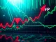 Chart showing a dramatic NFP price drop amidst crypto market volatility, highlighting the token's fluctuating performance.