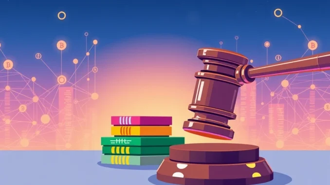 Crucial NFT Trademark Ruling: Ninth Circuit Overturns Yuga Labs' $9M Win, Reshaping Digital Art Law A legal gavel striking down on NFT artwork, symbolizing the Ninth Circuit's pivotal decision regarding NFT trademark and digital art law.