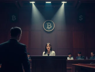 Park Gyuri testifying in court, denying involvement in the Pica Coin fraud, highlighting celebrity crypto legal challenges.