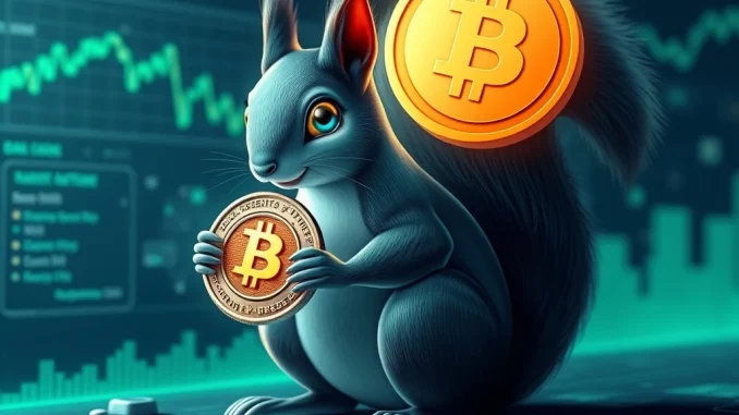 PNUTUSDT market analysis showing Peanut the Squirrel cryptocurrency trends
