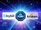 Visualizing the significant Bybit and Kraken crypto exchange listings of the PUMP token, signaling new trading opportunities.