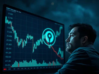 Chart showing a dramatic PUMP token price drop, symbolizing the $700K crypto loss after the airdrop announcement.