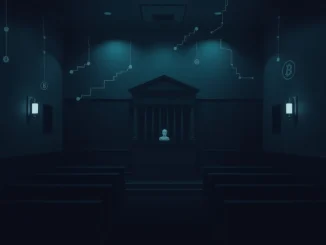Jarrett Dunn, a former Pump.fun developer, behind bars in London, symbolizing the serious consequences of crypto embezzlement and bail violation.