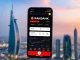 RAKBANK mobile app showcasing AED-based crypto trading in the UAE