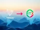 A visual metaphor for Tron investors shifting capital to Remittix, representing the rise of utility-driven altcoins in the crypto market.