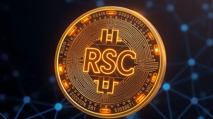 ResearchCoin Skyrockets 15% After Stunning Coinbase Listing Announcement ResearchCoin RSC token glowing on Ethereum Layer 2 network after Coinbase listing