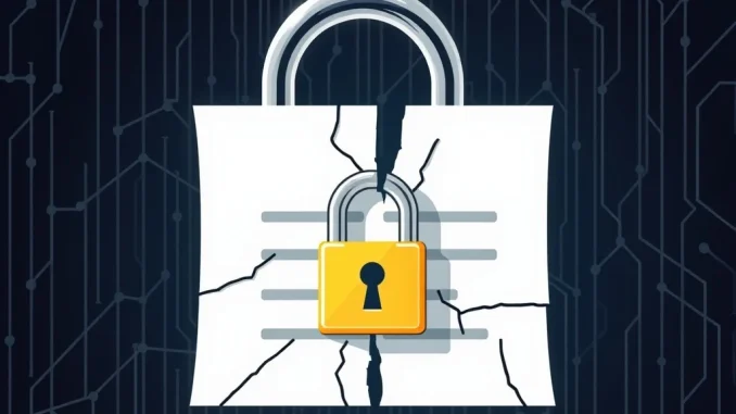 Resupply smart contract exploit with a cracked padlock symbolizing security breach