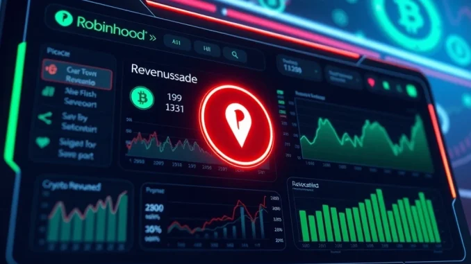 Robinhood crypto revenue growth and tokenization strategy visualized