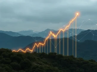 Graph showing SAHARA crypto's astonishing price surge, symbolizing the growth driven by its new DeFi platform.