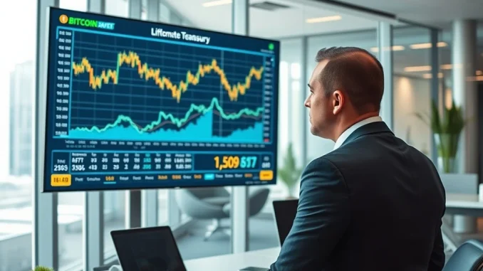 Sequans Bitcoin acquisition for treasury strategy, showing a corporate executive making a significant financial move into digital assets.