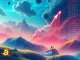 A dynamic chart showing Sharplink Gaming's impressive surge amidst a volatile crypto stocks market, reflecting the latest Bitcoin news.