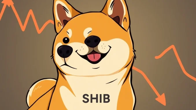 Shiba Inu (SHIB) price decline with cryptocurrency market trends in August 2023