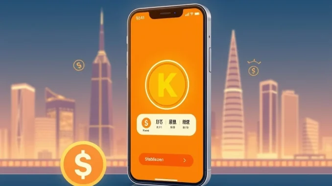 Shinhan Bank Unlocks Revolutionary Stablecoin Payments on Ddangyo App Shinhan Bank Ddangyo app showing a Korean Won stablecoin payment, symbolizing the future of crypto food delivery.