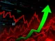 Chart showing a sudden SLF crypto price surge against a backdrop of long-term market volatility, highlighting trading dynamics.
