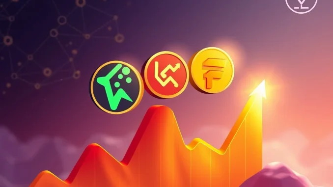 Illustrates the rapid growth of altcoins like Conflux, Floki, and Flare, reflecting positive Solana News Today trends and market innovation.