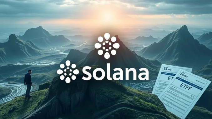 Solana ETF regulatory progress with institutional investors