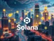 Visualizing the 2025 crypto market's structural shift driven by Solana, institutional adoption, and meme coin surge.
