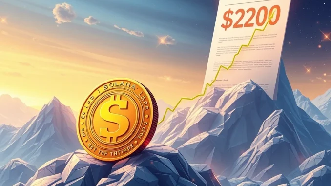 Solana (SOL) cryptocurrency surging toward $200 with bullish charts and ETF optimism