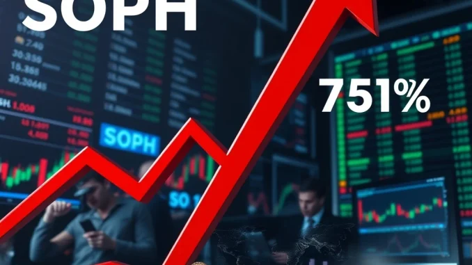 SOPH cryptocurrency price crashing 751% amid extreme market volatility