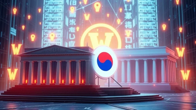 South Korean banks collaborate on a won-based stablecoin project with blockchain technology