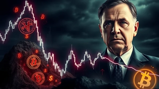 SPK crypto chart plummeting amidst regulatory investigation, symbolizing a significant market downturn and compliance challenges.