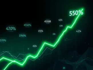 A visual representation of an explosive SPK price surge on a cryptocurrency chart, showing rapid upward movement.