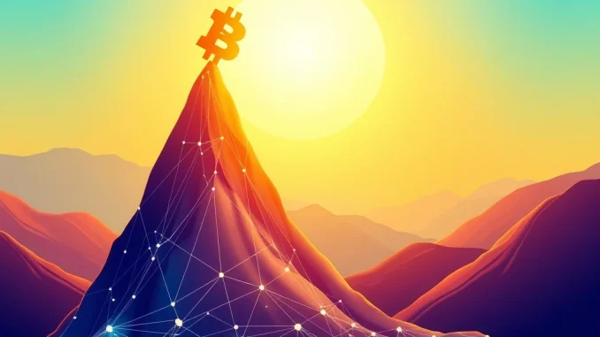 A digital graph showing a dramatic upward trend, symbolizing the STO crypto surge driven by strategic blockchain innovation.