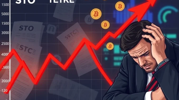 STO token price crash amid regulatory scrutiny and market volatility