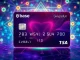 A vibrant Swype.fun crypto credit card bridging traditional payments with decentralized finance, enabling users to spend without selling their digital assets.