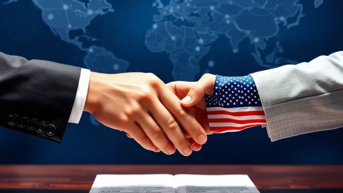 Delegates from Taiwan and the U.S. engage in high-stakes Taiwan U.S. trade talks over tariffs, symbolizing ongoing economic negotiations.