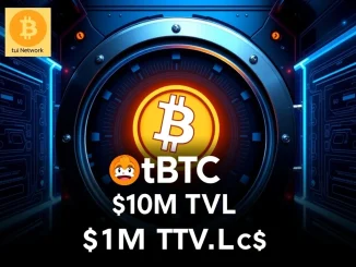 tBTC achieves $1M TVL on Sui Network, a DeFi milestone