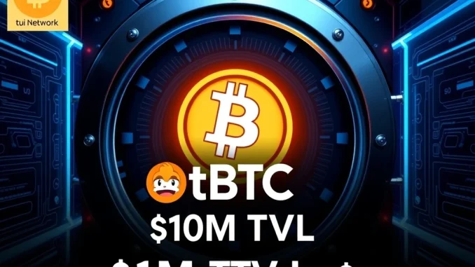 tBTC achieves $1M TVL on Sui Network, a DeFi milestone
