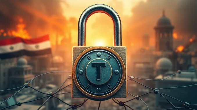 Tether freezes crypto addresses amid Israel-Iran clash, securing blockchain transactions.