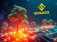 A digital tree symbolizing the Treehouse TREE project growing from a blockchain, representing its strategic listing on Binance Alpha.