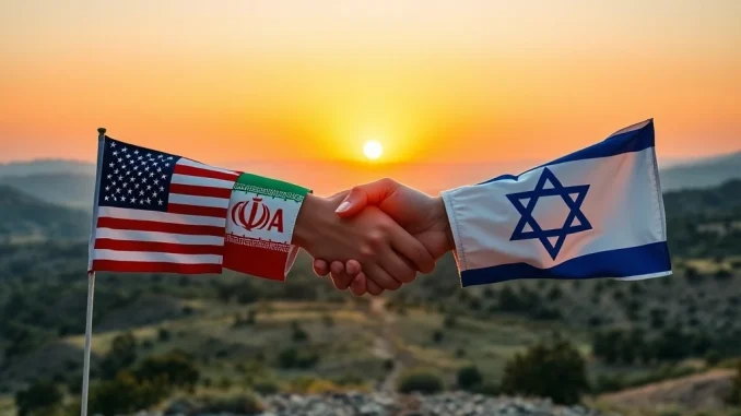 Trump announces Iran-Israel ceasefire progress with U.S. involvement