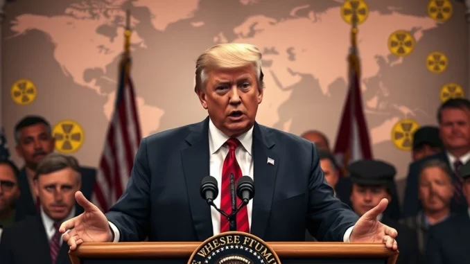 Trump warns Iran over uranium enrichment at White House press conference