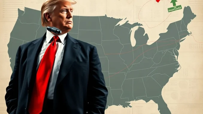 Donald Trump's proposed blanket Trump tariffs on US imports, signaling a major economic policy shift and potential market volatility.