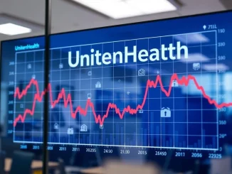 UnitedHealth Q2 earnings report showing stock decline and financial challenges