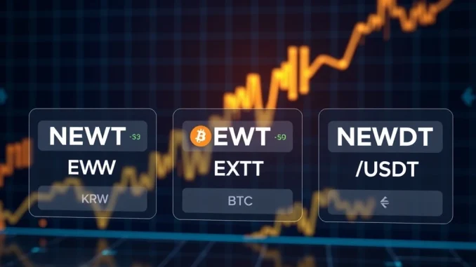 Upbit lists Newton Protocol NEWT trading pairs for crypto investors