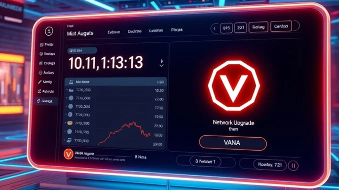 Upbit suspends VANA deposits and withdrawals for network upgrade
