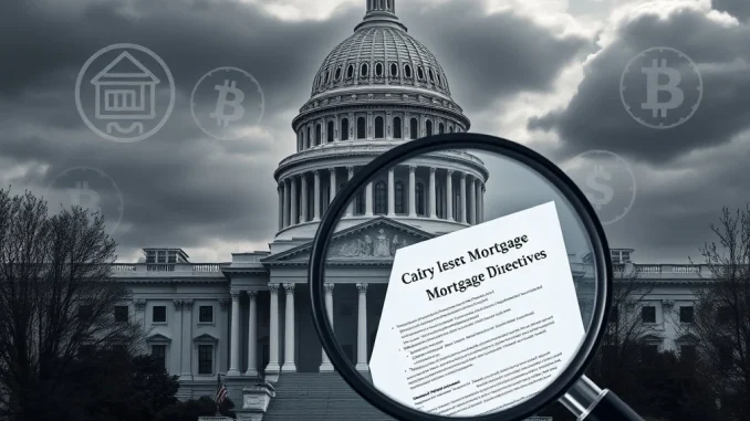 Senate Democrats launch an urgent FHFA probe into crypto mortgage directives, highlighting significant mortgage risk and regulatory concerns.