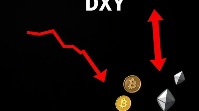 U.S. Dollar Index Crashes to 97.48 – Lowest Since February 2022 U.S. Dollar Index (DXY) crashing to lowest level since 2022 with crypto impact