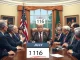Former President Trump and lawmakers discussing the future of the US stablecoin bill, emphasizing the July 16 vote's significance for crypto regulation.